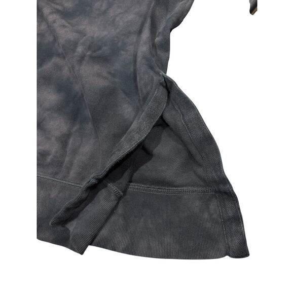 Old Navy Easy Vintage Tie Dye Black & Grey Tunic Sweatshirt Size Medium - Picture 4 of 7